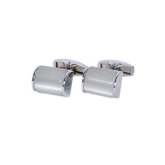 Modern Silver Cufflinks