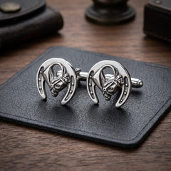 Elegant Equestrian Horse Cufflinks