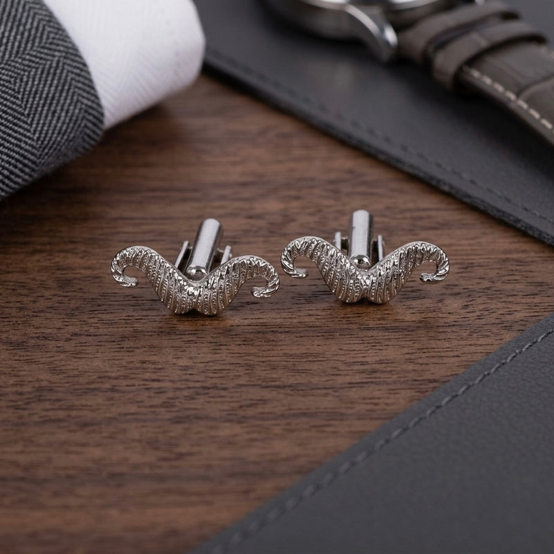Stylish Moustache Cufflinks
