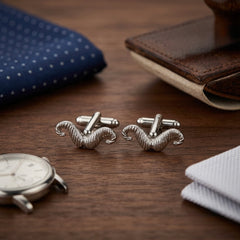 Stylish Moustache Cufflinks