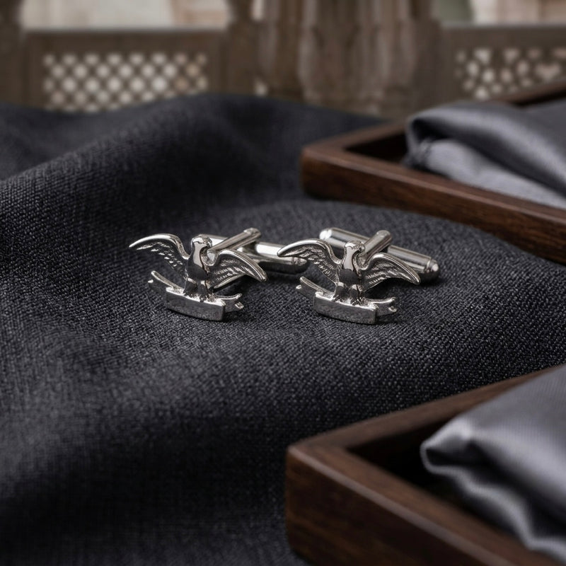 Silver Eagle Cufflinks