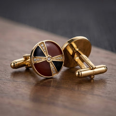 Art Deco-inspired cufflinks