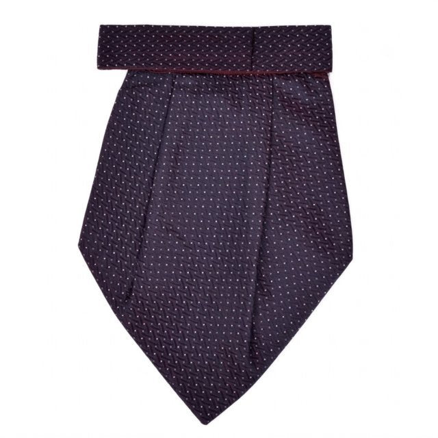 Midnight Navy Textured Cravat