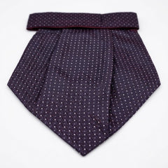 Midnight Navy Textured Cravat