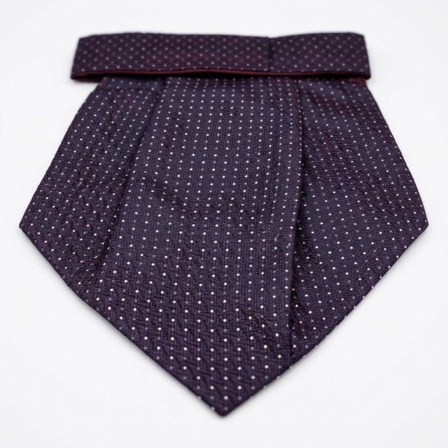 Midnight Navy Textured Cravat