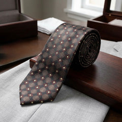 Classic Geometric Pattern Tie