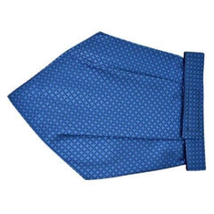Classic Blue Patterned Cravat