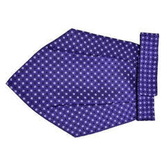 Royal Purple Geometric Cravat