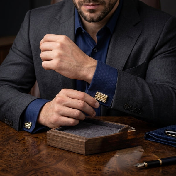 Classic Two-Tone Cufflinks