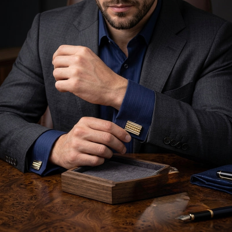 Classic Two-Tone Cufflinks