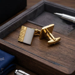Sophisticated Gold & Silver Cufflinks
