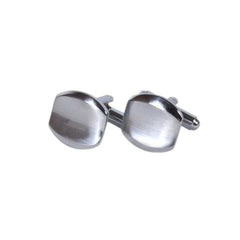 Classic Silver-Tone Cufflinks