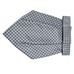 Silver Grey Geometric Cravat