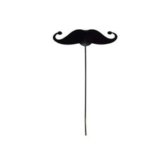 Classic Black Moustache Lapel Pin for Men