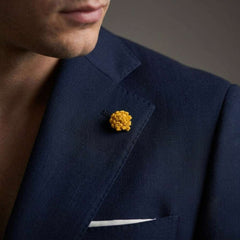 Golden Bloom Lapel Pin