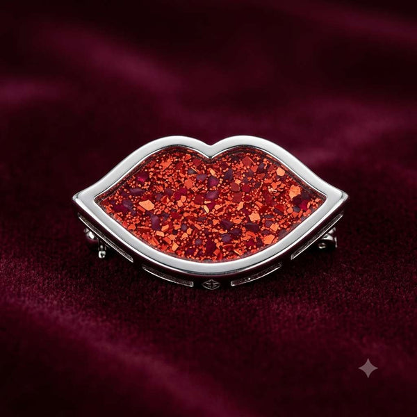 Ruby Red Statement Brooch