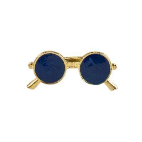 Blue Sunglasses Brooch