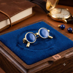 Blue Sunglasses Brooch