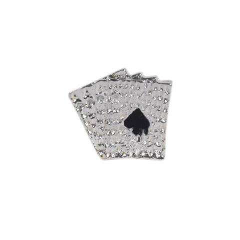 Royal Flush Playing Cards Brooch