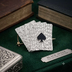Royal Flush Playing Cards Brooch