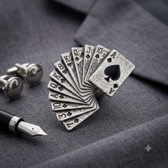 Royal Cards Brooch