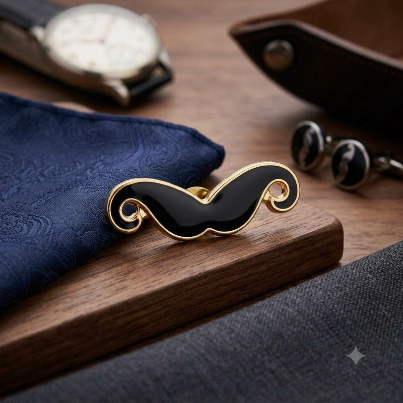Signature Moustache Brooch