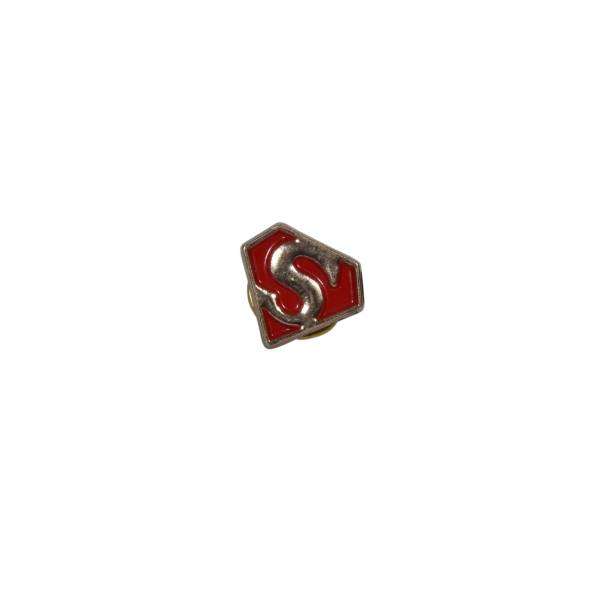 Classic Red S Emblem Brooch