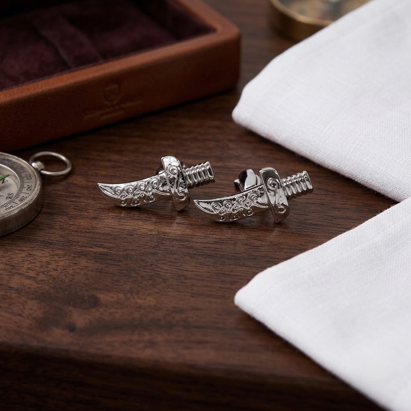 Silver Sword Cufflinks