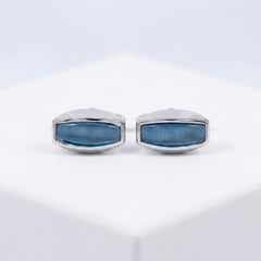 Blue Crystal Cufflinks