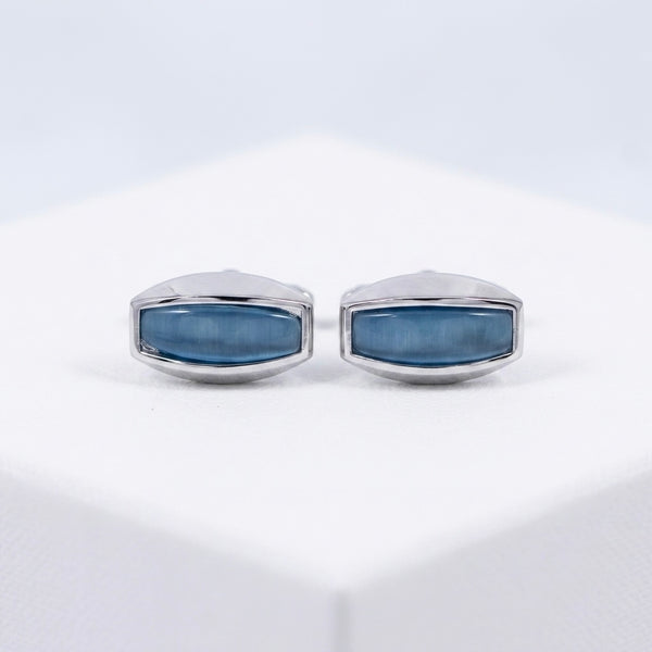 Blue Crystal Cufflinks