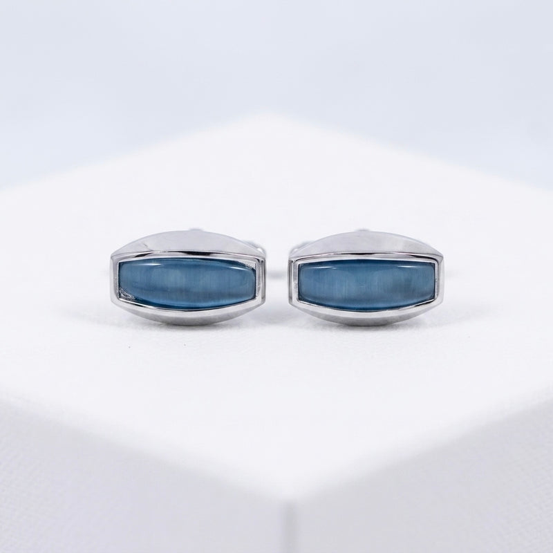 Blue Crystal Cufflinks