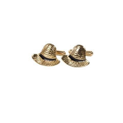 Golden Hat Cufflinks