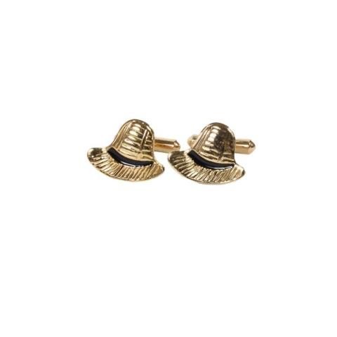 Golden Hat Cufflinks