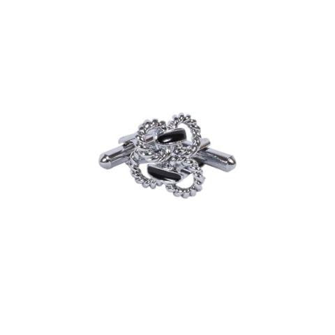 Silver Rope Buckle Cufflinks