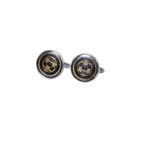 Golden Football Cufflinks