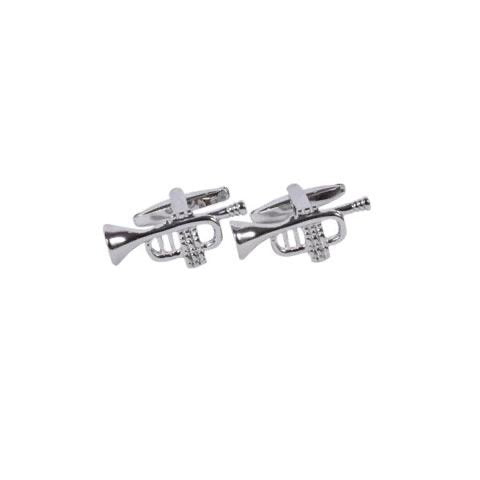 Silver Trumpet Cufflinks