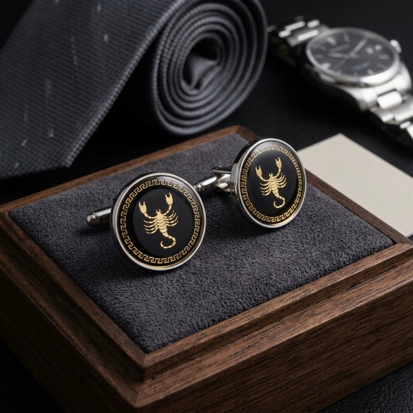 Golden Scorpion Cufflinks