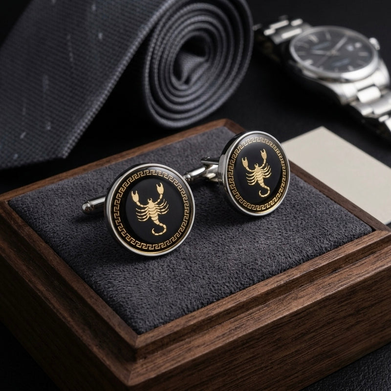 Golden Scorpion Cufflinks