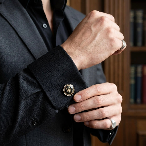 Golden Scorpion Cufflinks