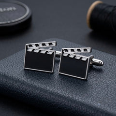 Black Movie Clapperboard Cufflinks