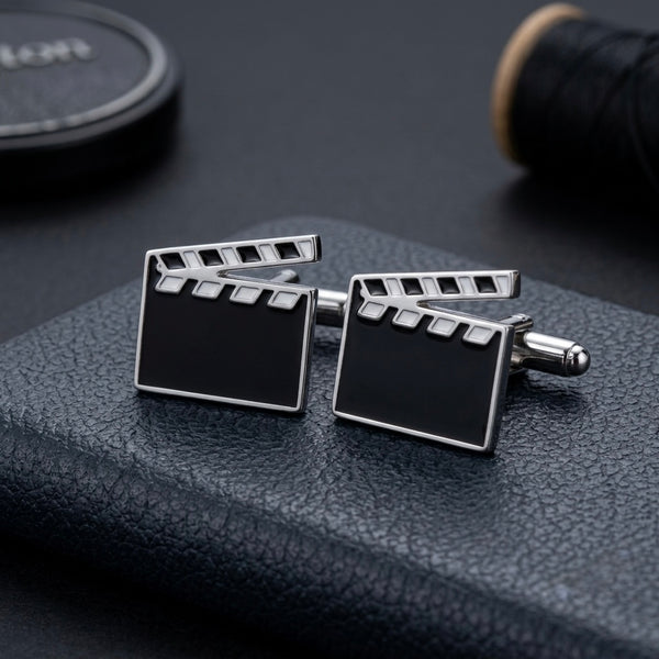 Black Movie Clapperboard Cufflinks
