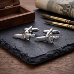 Silver Sword Cufflinks