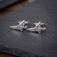 Silver Sword Cufflinks