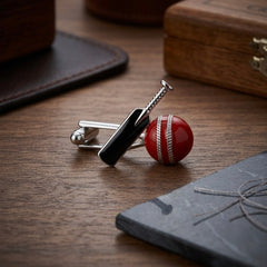 Cricket Bat & Ball Cufflinks