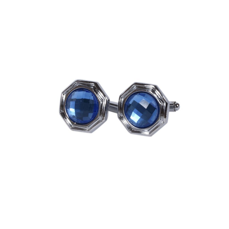 Royal Blue Faceted Cufflinks