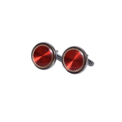Classic Red Medallion Cufflinks