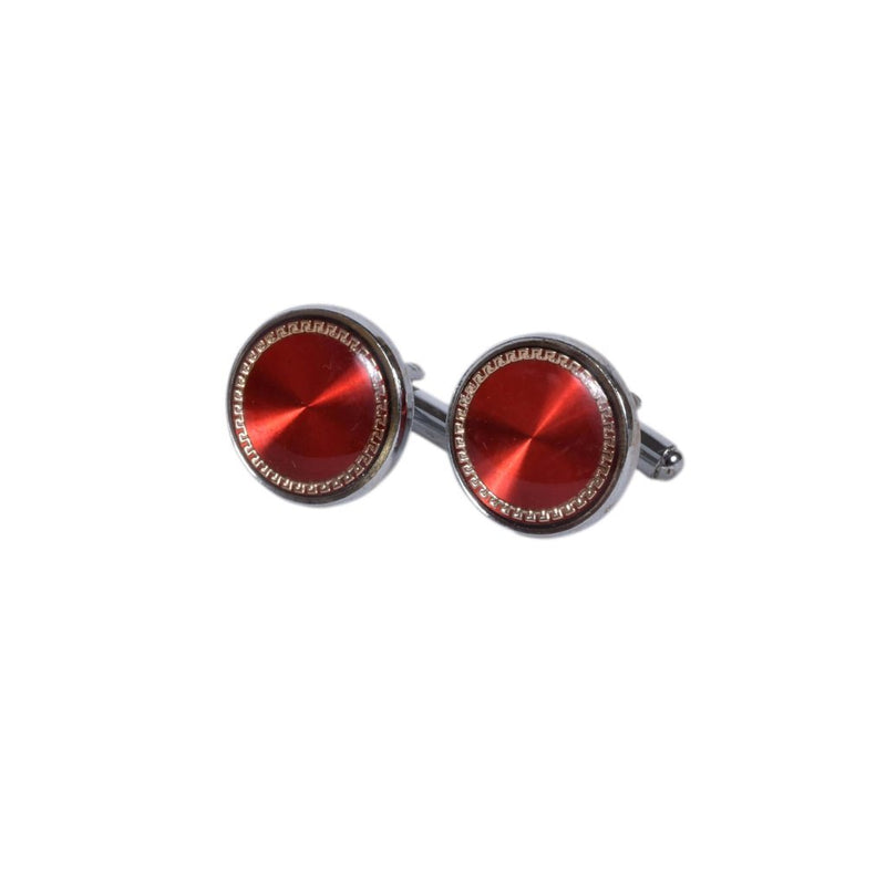 Classic Red Medallion Cufflinks