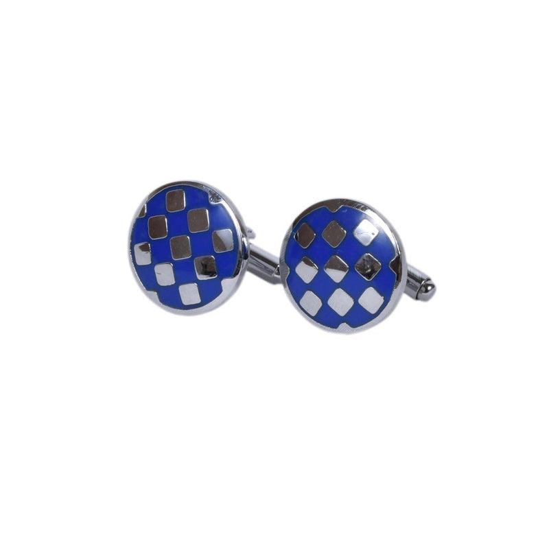 Royal Blue Mosaic Cufflinks