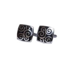 Classic Swirl Pattern Cufflinks