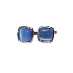 Classic Blue Textured Cufflinks